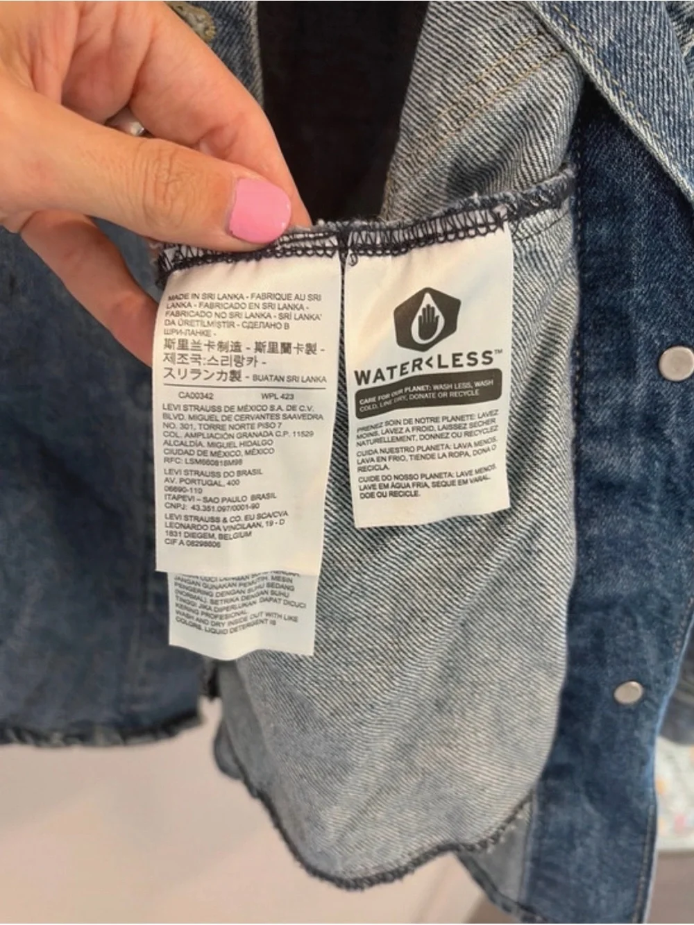 Levi's Small Blue Vintage-Style Denim Jacket